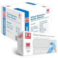 Jointown Basic Vinyl Exam Gloves, Latex-Free, Powder-Free, Disposable, Small, Case of 1,000, Blue