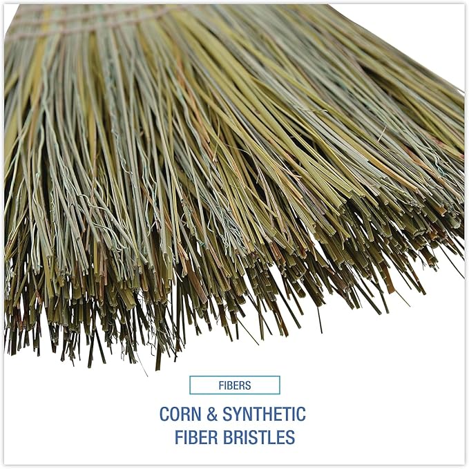 Boardwalk BR10002 Corn/Fiber Warehouse Brooms, 60-Inch, Gray/Natural, 6/CT