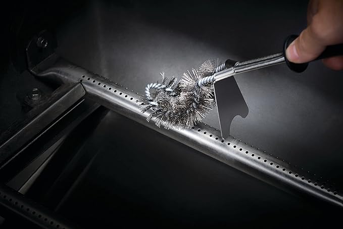 Napoleon Gas Grill Cleaning Toolset - Angled Cleaning Brush, Fire Box Scraper, Burner Port Cleaner, Venturi Tube Cleaner