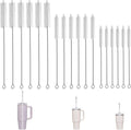 18Pcs Straw Cleaner Brush, Straw Cleaner with Extended Handle for Deep Cleaning, Straw Brushes for Drinking & Glass Straws – Reusable and Easy to Use