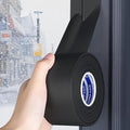 Strong Adhesive Cloth Weather Stripping Tape for Sliding Windows and Door Frames - Seal Strip for Soundproofing,Dustproof, Waterproof,and Windproof-Durable and Wear Resistant,2.4inx33FT,Black