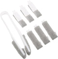 ARTIBETTER Handheld Blinds Cleaning Brush with 6 Replaceable Heads, Compact Vent and Air Conditioner Cleaner for Window Shutters, Household Dust Removal Tool