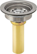 EZ-FLO Kitchen Sink Strainer with Tailpiece, Fits 3-1/2 to 4 Inch Openings, Stainless Steel, 30008
