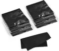 SEVENWELL 50pcs Jewelry Cleaning Cloth Pink Polishing Cloth for Sterling Silver Gold Platinum Small Polish Cloth 8x8cm