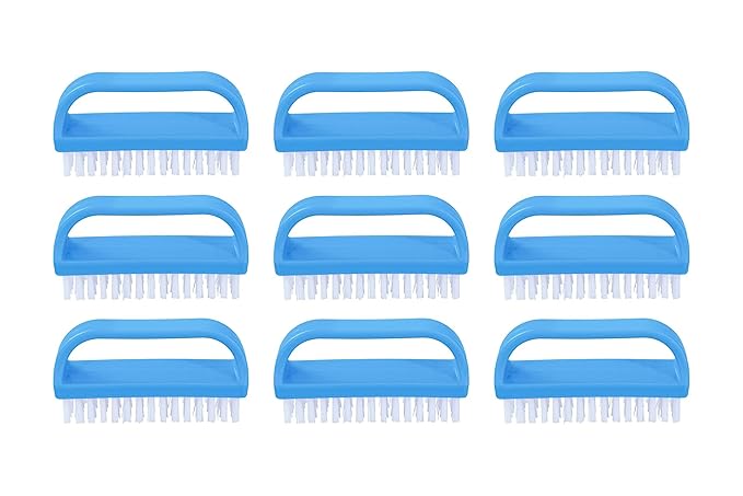 Nail Brush for Cleaning Fingernails, Nail Scrubber Brush, Toe Foot Hands Fingernail Brush Cleaner- Small Scrub Brush- All-Purpose Stiff Cleaning Brush for Home, Kitchen, Work, 9 Pack - Superio