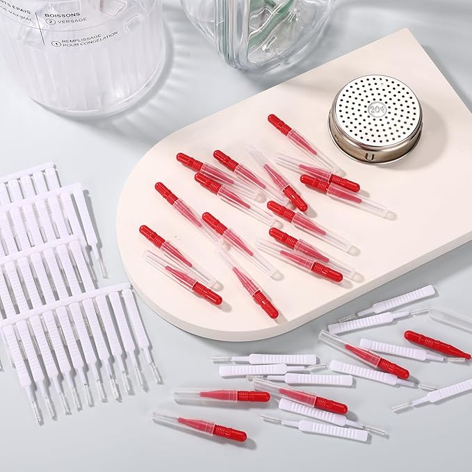 70pcs Shower Head Cleaner Tools, 2 Styles Shower Head Cleaning Picks Brushes for Unclogging Tiny Nozzles & Small Holes Multi-Size Bathroom Accessories for Faucets Sink Gaps and Micro Openings (Red)