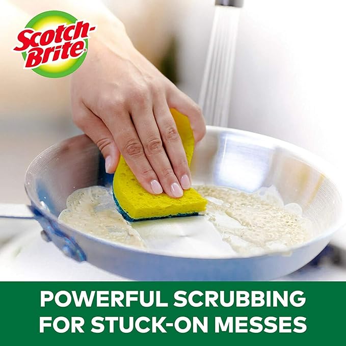 3M Heavy-Duty Kitchen Scrub Sponge, No Size