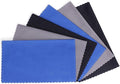 Your Choice Microfiber Cleaning Cloths 6 Pack for Eyeglasses, Camera Lens, Cell Phones, CD, DVD, Computers, Tablets, Laptops, Telescope, LCD Screens and Other Delicate Surfaces Cleaner