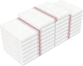 RIVERSTREAM Dish Towels - (Red, 15-Pack) 100% Cotton, 14 x 25 Inches, Super Absorbent, Reusable Cleaning Kitchen Dish Towels Set