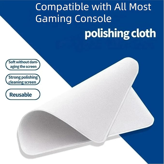 2 Pack Screen Cleaner Polishing Cloth Compatible with Legion GO 2/Rog Xbox Ally X/Nintendo Switch 2/Steam Deck Accessories,Soft and Nonabrasive Material for Smart Devices Screen