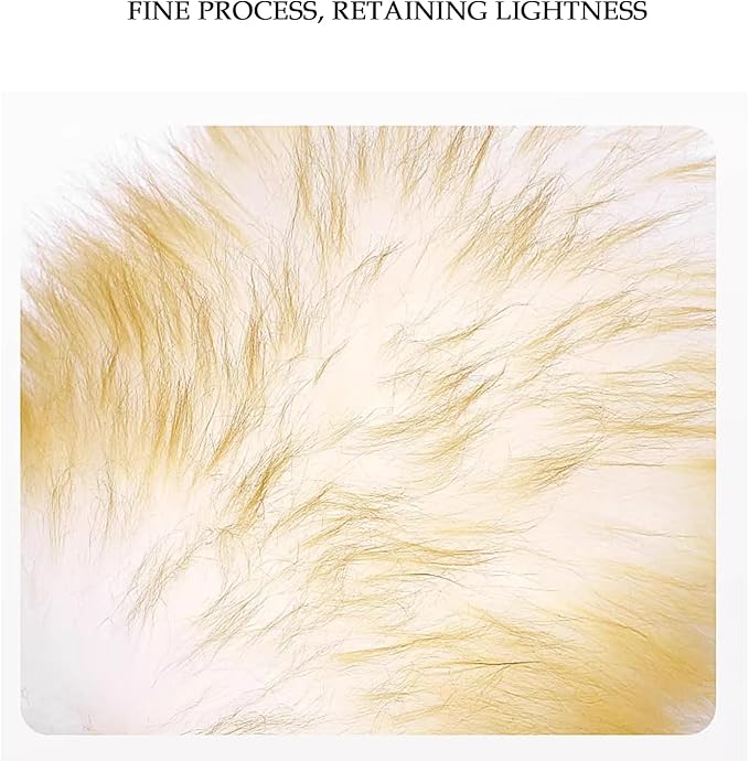Wool Duster, Long Handle Duster, Wool Lambswool Cleaning Brush Duster, Wool Feather Duster with Solid Wooden Handle for Universal Instrument (Glove Type)