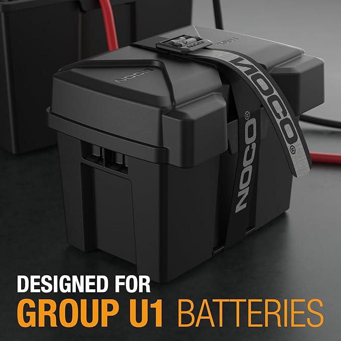 NOCO Snap-Top BGU1 Battery Box, Group U1 12V Battery Box for Lawn and Garden, Generators, Gate Openers and Equipment