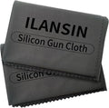 Silicon Gun Cloth 12'' ×12'' Gun Cleaning Cloths Lint Free - Gun Cleaning Wipes with Silicon Gray Gun Cleaning Rags for Gun Cleaning/Polishing Silicon Rags/Rust Wipes