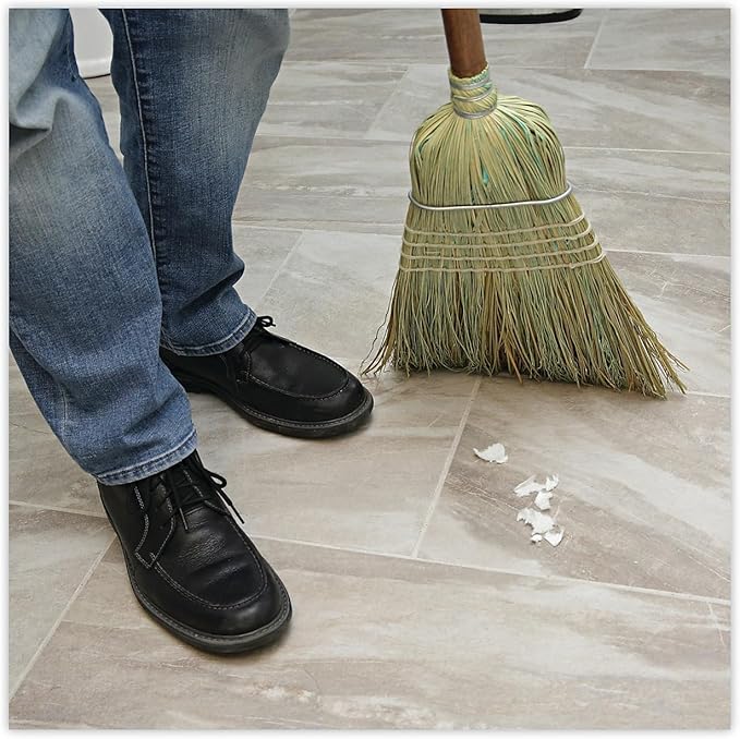 Boardwalk BR10002 Corn/Fiber Warehouse Brooms, 60-Inch, Gray/Natural, 6/CT