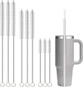 Straw Cleaner Brush Extra Long 14 inch for Stanley Cups 40,30,20oz, 8 inch Reusable Straw Cleaner for Baby Bottle, 12 inch Straw Brush Cleaner Kit, Pipe Cleaning Brush for Sippy Cup,Tumbler.