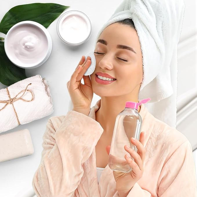 ORIGHTY 96 Count Facial Sponges for Cleansing, 100% Natural Cellulose Facial Sponges for Washing face, Compressed Cosmetic Spa Face Sponge for Exfoliating Mask, Makeup Removal, White