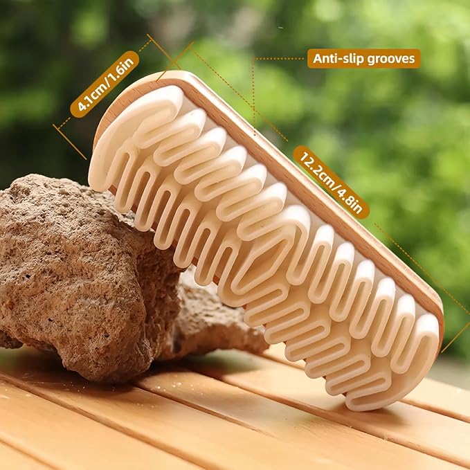 Suede Shoe Brush and Eraser, 2025 New Suede Brush and Eraser, Soft Suede Shoe Brush Cleaner, Suede Cleaning Brush for Shoes, Bags, Jacket, Purse, Sofa with Wooden Handle, Stain Eraser (1pcs)