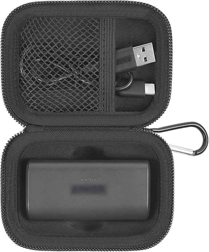 Boobowl Case Compatible with Anker Nano Power Bank with Built-in Lightning Connector 5,000 Mah 12W, Portble Charger Storage Holder for amelema/for LanLuk/for Feob Battery Pack - (Box Only)
