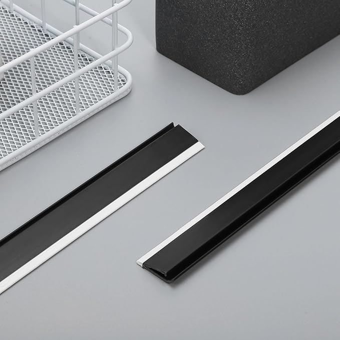 Dustpan Plastic Lip Replacement, Dust Pan Edger Lip Strips Parts, Dustpan Repair Accessories Garbage Shovel Closing Edges Straps