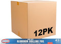 Kingsford Heavy Duty Aluminum Grilling Foil | Non-Stick Aluminum Foil for Grilling, Cooking, And Steaming | Kingsford Extra Tough Grilling Accessories - 45 Square Feet - 12 Pack