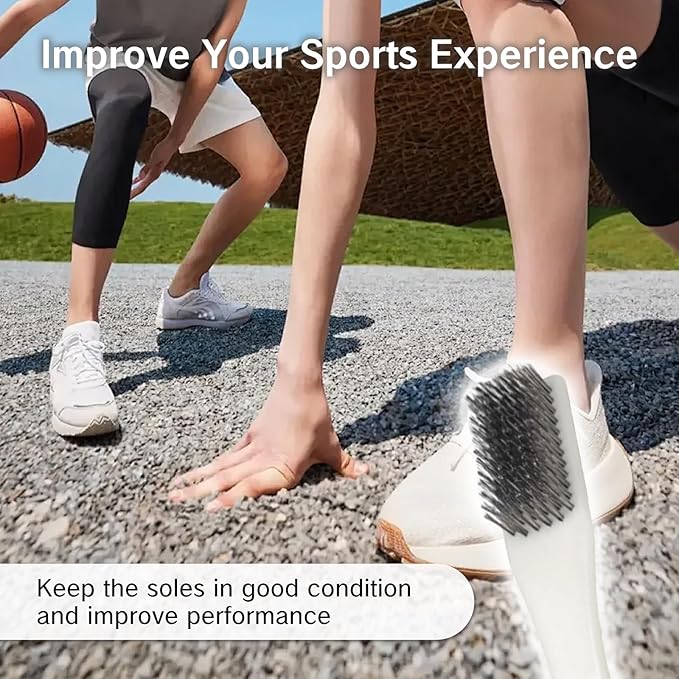 NIIIYTYB 2 Pack Bowling Shoe Brush 2-in-1 Heavy Duty Scrubber for Shoes Sliders Golf Cleats and Boots Outdoor Shoe Cleaning Brushes for Mud and Dirt Durable Stainless Steel Wire Brush Cleaner Kit