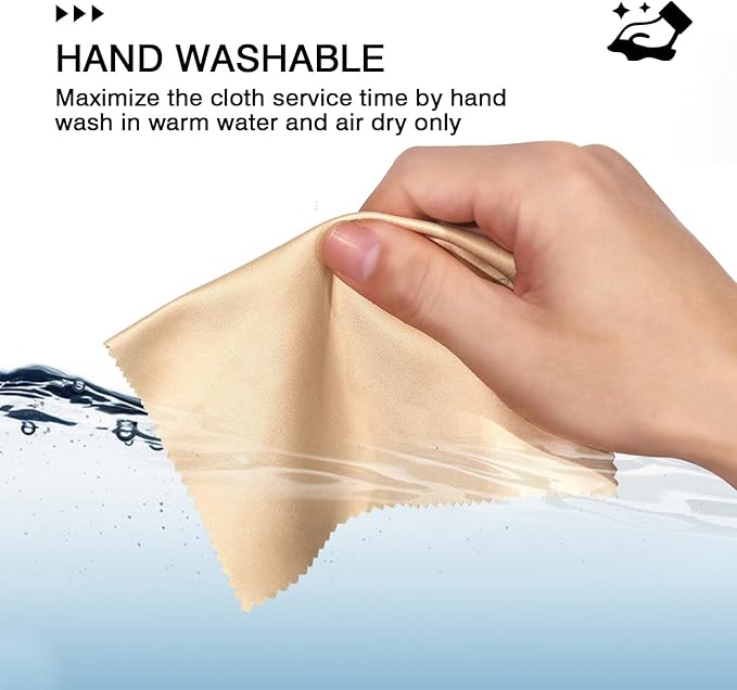 12Pack Assorted Colors Microfiber Cleaning Cloths,6x7in for Cleans Lenses, Glasses, Screens, Cameras, iPad, iPhone, Eyeglasses, Cell Phone, LCD TV Screens