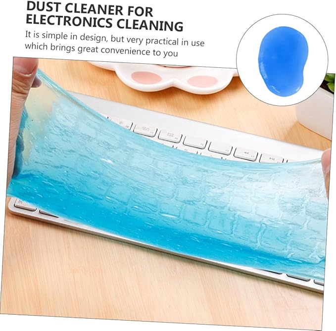 20pcs Cleaning Gel for Electronics Dust Remover for Keyboard and Car Detailing Non- Strong Adhesive Random Colors