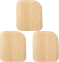 3pcs Bamboo Pot Scraper Tool Food Scraper for Cast Iron Skillet Cookware Cleaning Heat Resistant Kitchen Scrapers for Clean Pans Dishes Bowls and Plates Removes Food Effectively Without Scratching
