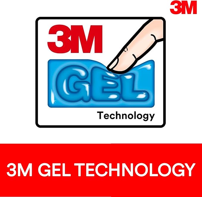 3M Gel Wrist Rest for Keyboard and Mouse with Tilt-Adjustable Platform, Precise Mouse Pad, 25.5 in x 10.6 in, Black (WR422LE)