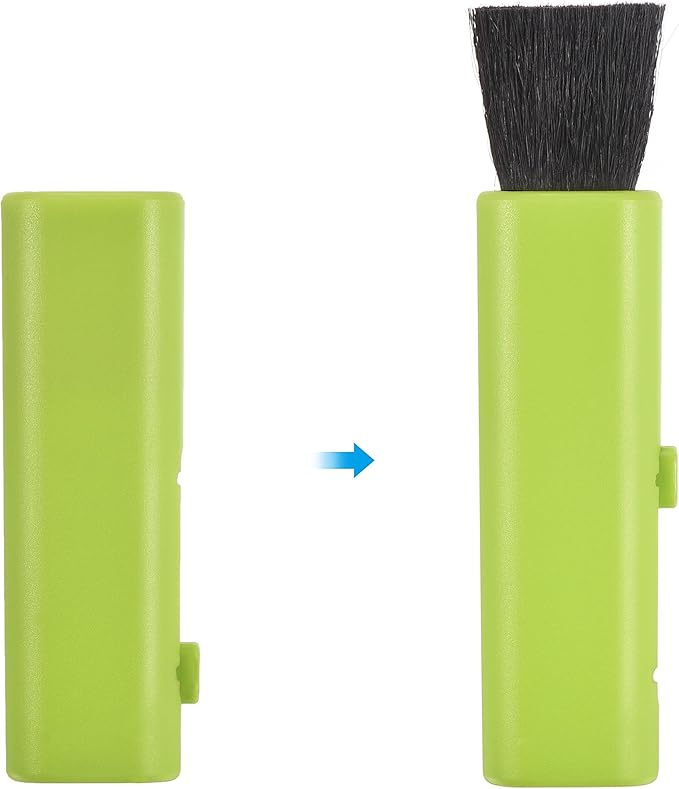 PATIKIL Keyboard Cleaning Brush, 2Pack Mini Telescopic Type Window Groove Cleaning Brush, for Laptop Computer Keyboard Window Green
