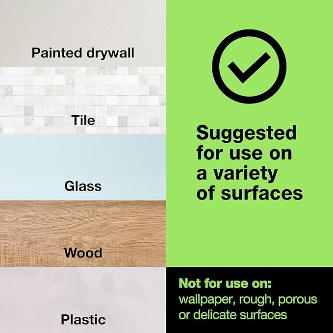 FrogTape reMOVEables Damage Free Adhesive Hook - Removable & Reusable Small Wire Wall Hooks for Hanging - No Nails - Includes 9 Hooks & 12 Adhesive Strips - Holds up to 0.5 lb - Clear (Pack of 9)
