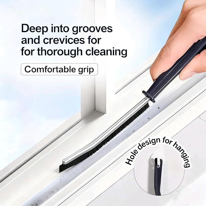 5 Pcs Crevice Cleaning Brush,Crevice Cleaning Tool,Cleaning Tools,Small Brushes for Cleaning,Grout Cleaner Brush,Cleaning Brush,Crevice Brush,Grout Scrubber,Hard Bristle Brush,Gap Brush