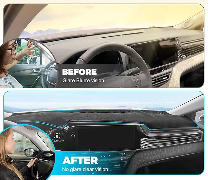 GZSH Dash Cover Mat fit for Toyota Camry 2025-2026 with Dust Brush |Easy to Install| |Full Cover| Toyota Camry Dashboard Cover