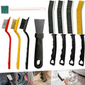 9Pcs Crevice Cleaning Brush Set,Hard Bristle Cleaning Brushes for Fan Blades, Screen Mesh, Floor, Appliance Gaps