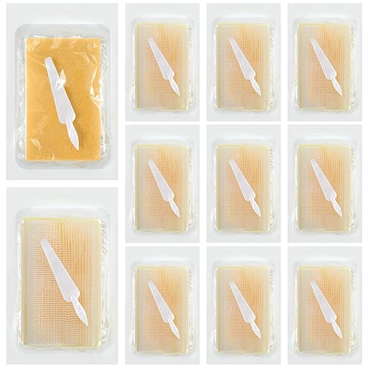 10 Pcs Surgical Hand Scrub Brush with Sponge Disposable Double Sided Cleaning Scrub Brush for Nails Sensitive Skin Wound Care Doctors Office Cat