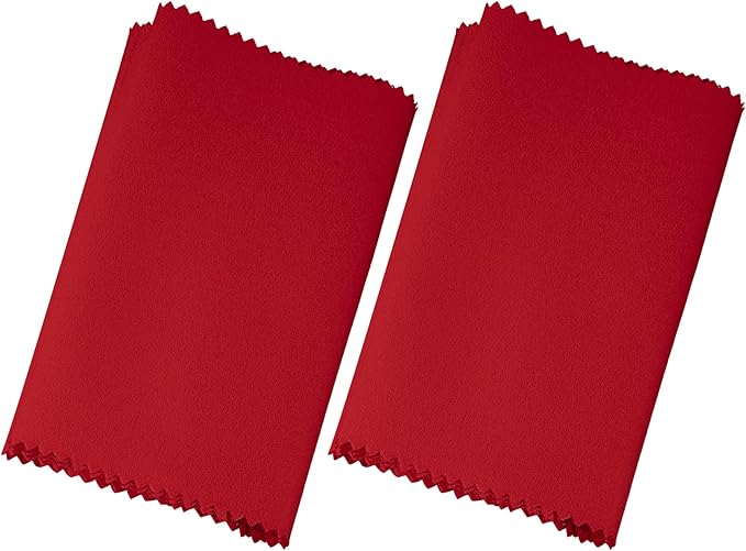 88 Keys Piano Keyboard Red Dust Cover - For Upright Grand Pianos, Digital Pianos and Electronic Keyboards - Protective Key Cover Cloth (2 Packs)