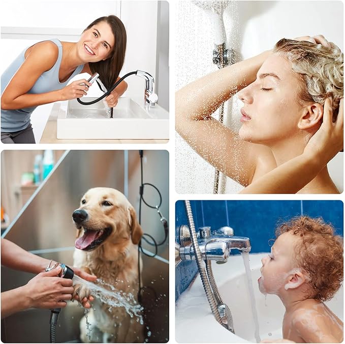 Shower Drain Hair Catcher/Strainer/Cover/Filter/Trap, Weighted Metal Hair Trap Stopper Sink Drain Protector Black