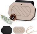 Car Air Freshener, 2-in-1 Stone Car Freshener with Visor Clip & Hanging Scent Diffuser, Natural Scent Stone Diffuser, Long-Lasting Odor Eliminator for Car or Home, Textured Pine