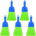 5 Pcs Polyfiber Handheld Brush – Durable Whisk Broom for Indoor & Outdoor Cleaning Compact, Hang Hole for Easy Storage – Ideal for Cars, Floors, Porches, and More