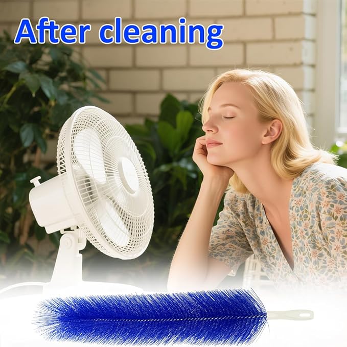 3Pcs Fan Cleaning Brush, Bendable Fan Cleaner Brush Duster for Air Conditioning Home Vents Shutters