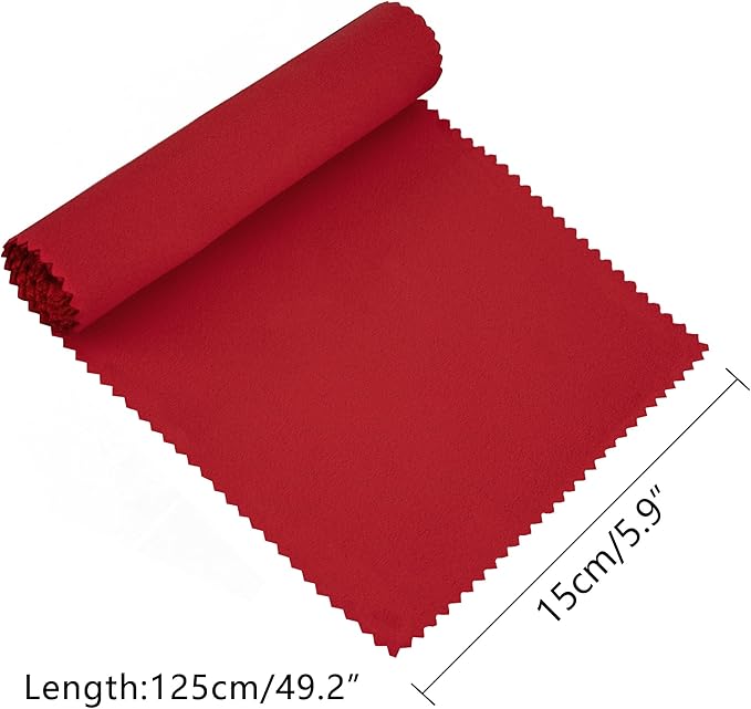 88 Keys Piano Keyboard Red Dust Cover - For Upright Grand Pianos, Digital Pianos and Electronic Keyboards - Protective Key Cover Cloth (2 Packs)