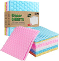 20 Pack Magic Sponge Eraser Sheets, Multi-Surface Cleaner, Disposable Portable Magic Cleaning Eraser Thin Wipes for Kitchenware Bathroom Shoe Sink Car Interiors Hard to Reach Places-Multicolor