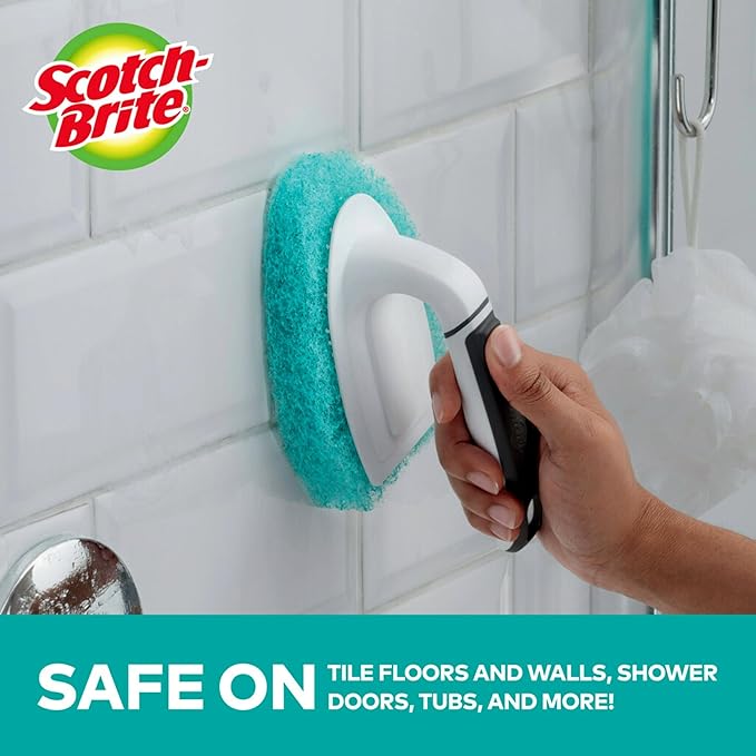 Scotch-Brite Non-Scratch Tub & Tile Scrubber, 6 Count