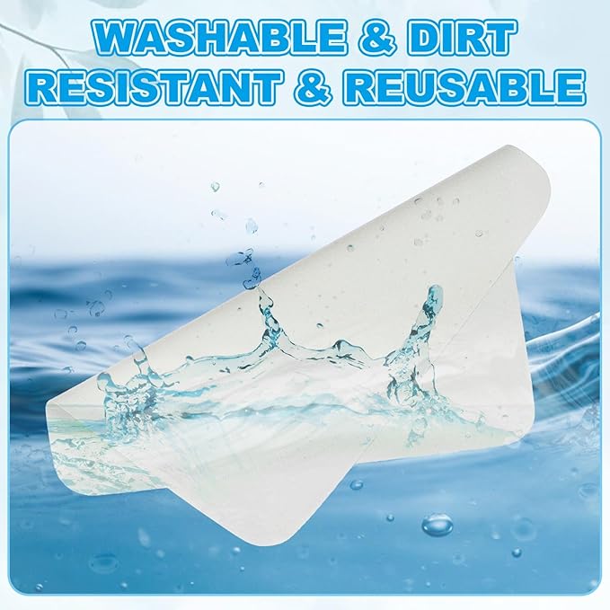 PATIKIL Glasses Cleaning Cloth 6.9" x 5.7", 6 Pcs Microfiber Eyeglasses Cleaner Cloths Soft Suede Wipe Screen for Camera Len Eyeglass Screens Phones Smart Devices, Light Gray