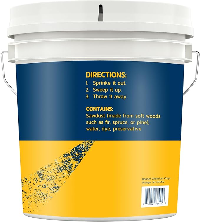 Sans Sand Gritless Sweeping Compound Without Sand – Effective Dust Control, Non Abrasive and Safe for Smooth, Finished & Polished Floors, Oil Free, Made in USA (5.2 lbs)