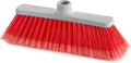 MAYA Poppy Broom - Soft and Efficient Sweep for Indoors - Lightweight and Sturdy Design (Red)