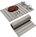 Large Stone Dish Drying Mat for Kitchen Counter, Stone Drying Mat for Kitchen Counter, Quick Dry Absorbent Diatomaceous Earth Mat for Dishes, Cups, Bottles, Any Countertop, 24"×16", Gray