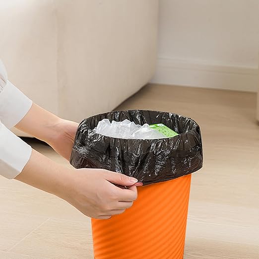 Hand Trash Can - Small Waste basketbin - 1.8 Gallon- for Office,Home,Bathroom,Kitchen - Black