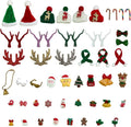 Rubber Duck Accessories 49PCS - Christmas Decorations for Rubber Duck - Cute Xmas Accessories Santa Claus Hats Gloves Snowflakes Antlers Candy Cane Socks Bells for DIY