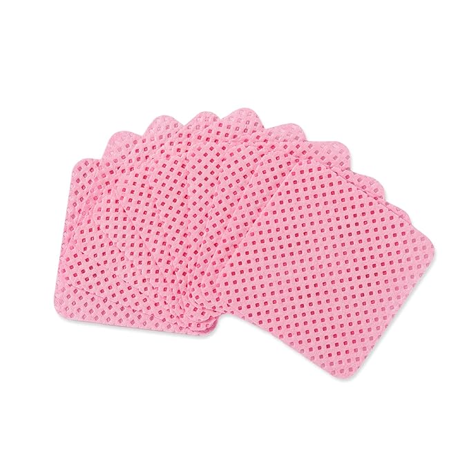 BLUERISE Lint Free Nail Wipes Nail Polish Remover Pads Soft Absorbable Eyelash Extension Glue Cleaning Wipes Pink 2500pcs